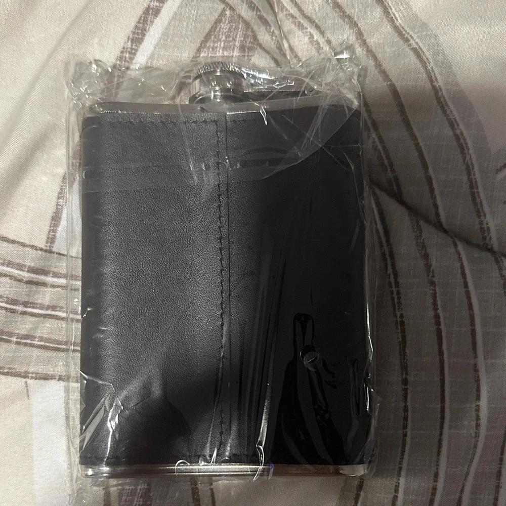 Black Stainless Steel Flask